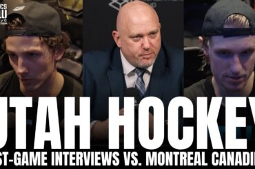 Nick Bjugstad, John Marino & Andre Tourigny Discuss Utah's Loss vs. Montreal, Canadiens Impressions