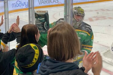 Ilves 3-1 TPS pelin voiton juhlintaa