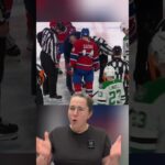 Un PUISSANT tir frappé d’Ilya Lyubushkin sur Michel Cormier qui devra s’absenter de 6 à 8 semaines😳