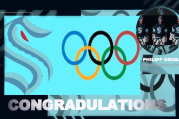 SEATTLE KRAKEN - PHILIPP GRUBAUER BECOMES FIRST KRAKEN ON AN OLYMPIC ROSTER!