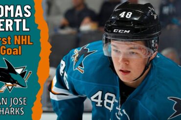 Tomas Hertl #48 (San Jose Sharks) first NHL goal Oct 5, 2013 (Classic NHL)