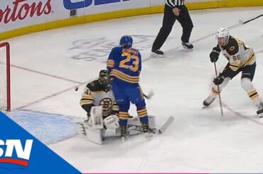 Jaroslav Halak Misses Puck For Clearance After Giveaway, Reinhart Capitalizes For Sabres Goal