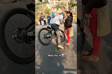 Wheelie Crash😳 #bikelife #wheelie #rider #stunt #cycle #cyclestunt #mtb #bike #fail #stoppie #crash