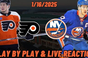 New York Islanders vs Philadelphia Flyers Live Reaction | NHL | 1/16 | Islanders vs Flyers