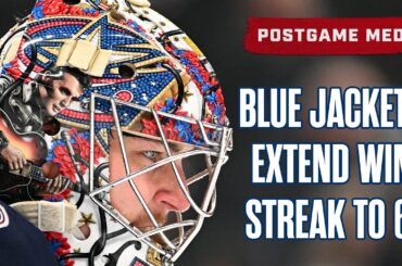 BLUE JACKETS EXTEND WIN STREAK TO 6 💥💥💥💥💥💥 | Postgame Media