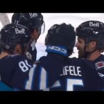 Jets' Slick Passing Gives Mark Scheifele Wide-Open Net vs. Kings