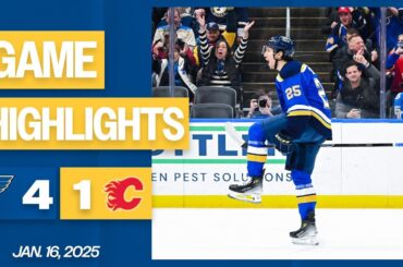 Game Highlights: Blues 4, Flames 1