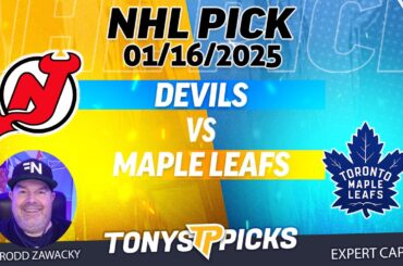 New Jersey Devils vs Toronto Maple Leafs 1/16/25 NHL Pick Prediction