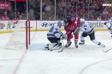 Stefan Noesen scores a goal against the Utah Hockey Club