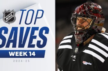 "He Did It Again!" ↪️ Top NHL Saves of Week 14 | 2024-25 Highlights