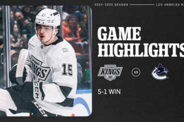 Alex Turcotte’s First Career 3 Point Night in LA Kings Win over the Vancouver Canucks!