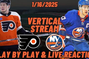 New York Islanders vs Philadelphia Flyers Live Reaction | NHL | VERTICAL | Islanders vs Flyers