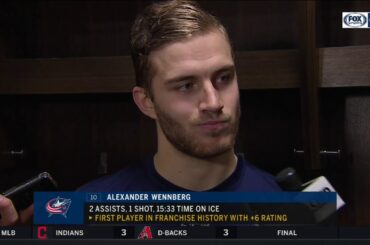 Alexander Wennberg feels confident after Blue Jackets start road trip with win