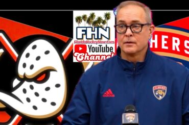 Paul Maurice, Florida Panthers Pregame vs. Anaheim Ducks