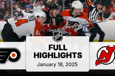 NHL Highlights | Flyers vs. Devils - January 18, 2025