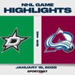 NHL Highlights | Stars vs. Avalanche - January 18, 2025