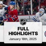 NHL Highlights | Maple Leafs vs. Canadiens | January 18, 2025