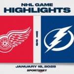 NHL Highlights | Red Wings vs. Lightning - January 18, 2025