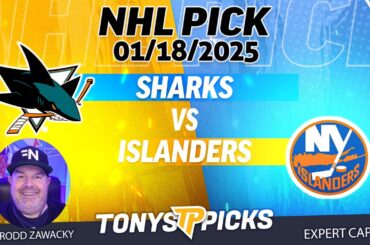 San Jose Sharks vs New York Islanders 1/18/25 NHL Pick Prediction