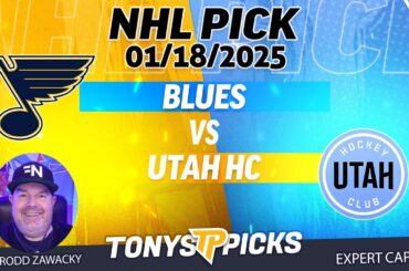 St Louis Blues vs Utah Hockey Club 1/18/25 NHL Pick Prediction