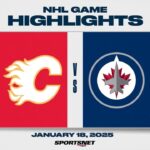NHL Highlights | Flames vs. Jets - January 18, 2025