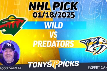 Minnesota Wild vs Nashville Predators 1/18/25 NHL Pick Prediction