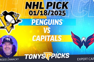 Pittsburgh Penguins vs Washington Capitals 1/18/25 NHL Pick Prediction