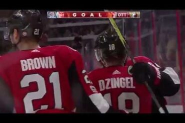 Ryan Dzingel Goal vs TOR October 21, 2017