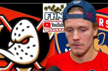 Jesper Boqvist, Florida Panthers Postgame: Knight Gets Shutout of Anaheim Ducks