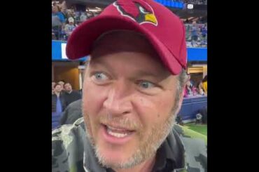 Is Blake Shelton the Arizona Cardinals good luck charm 🤔