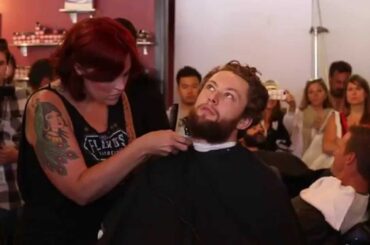 Pre Parade Trim, LA Kings Trevor Lewis and Jake Muzzin Stop at Floyds in Hermosa Beach