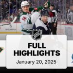 NHL Highlights | Wild vs. Avalanche - January 20, 2025