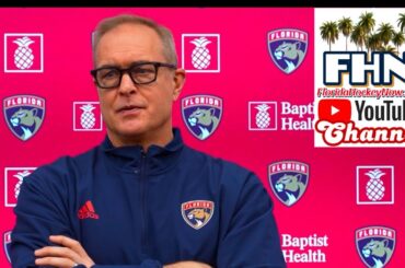 Paul Maurice, Florida Panthers Practice, Head Out on West Coast Trip