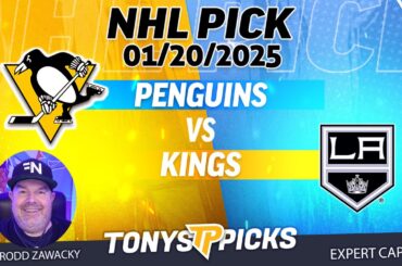 Pittsburgh Penguins vs LA Kings  1/20/25 NHL Pick Prediction