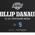 Forward Phillip Danault | 01.18 LA Kings fall to Seattle Kraken