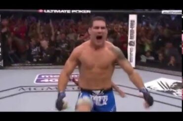 Chris Weidman Knockouts Anderson Silva UFC  | MMA Fighter Anderson Silva Messed Around K'O