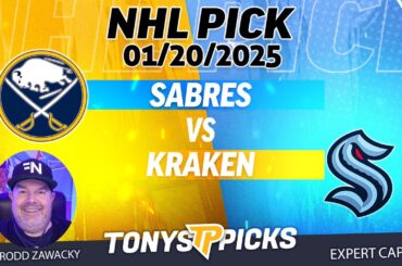Buffalo Sabres vs Seattle Kraken 1/20/25 NHL Pick Prediction