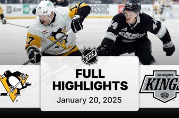 NHL Highlights | Penguins vs. Kings - January 20, 2025