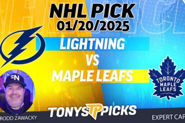 Tampa Bay Lightning vs Toronto Maple Leafs 1/20/25 NHL Pick Prediction