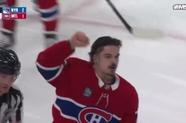 Rempe vs Xhekaj 🥊 New York Rangers vs Montreal Canadiens