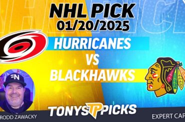 Carolina Hurricanes vs Chicago Blackhawks 1/20/25 NHL Pick Prediction