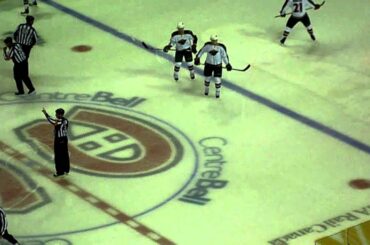 Premiere présence de Marco Scandella sur la glace du Centre Bell!