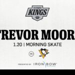 Forward Trevor Moore | 1.20 Morning Skate vs PIT
