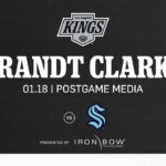 Defenseman Brandt Clarke | 01.18 LA Kings fall to Seattle Kraken
