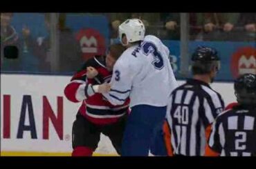 Dion Phaneuf vs Colin White 2/2/2010