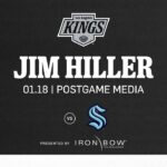 Head Coach Jim Hiller | 01.18 LA Kings fall to Seattle Kraken