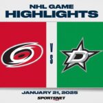 NHL Highlights | Hurricanes vs. Stars - January 21, 2025