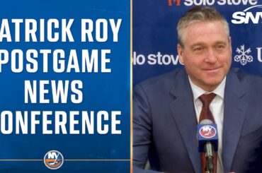 Patrick Roy talks dominant Islanders win over San Jose | SNY