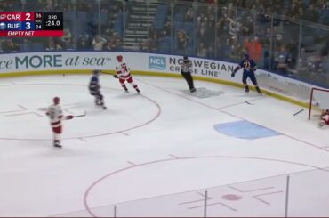 Buffalo Scores 1 goal on 0 shots giving Ryan McLeod his 1st #NHL Hat Trick & awarded a RARE "ENPS"!