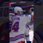 Carrick with the feed + Eddy puts it away #samcarrick #adamedstrom #nyrangers #nhl #hockey #goal
